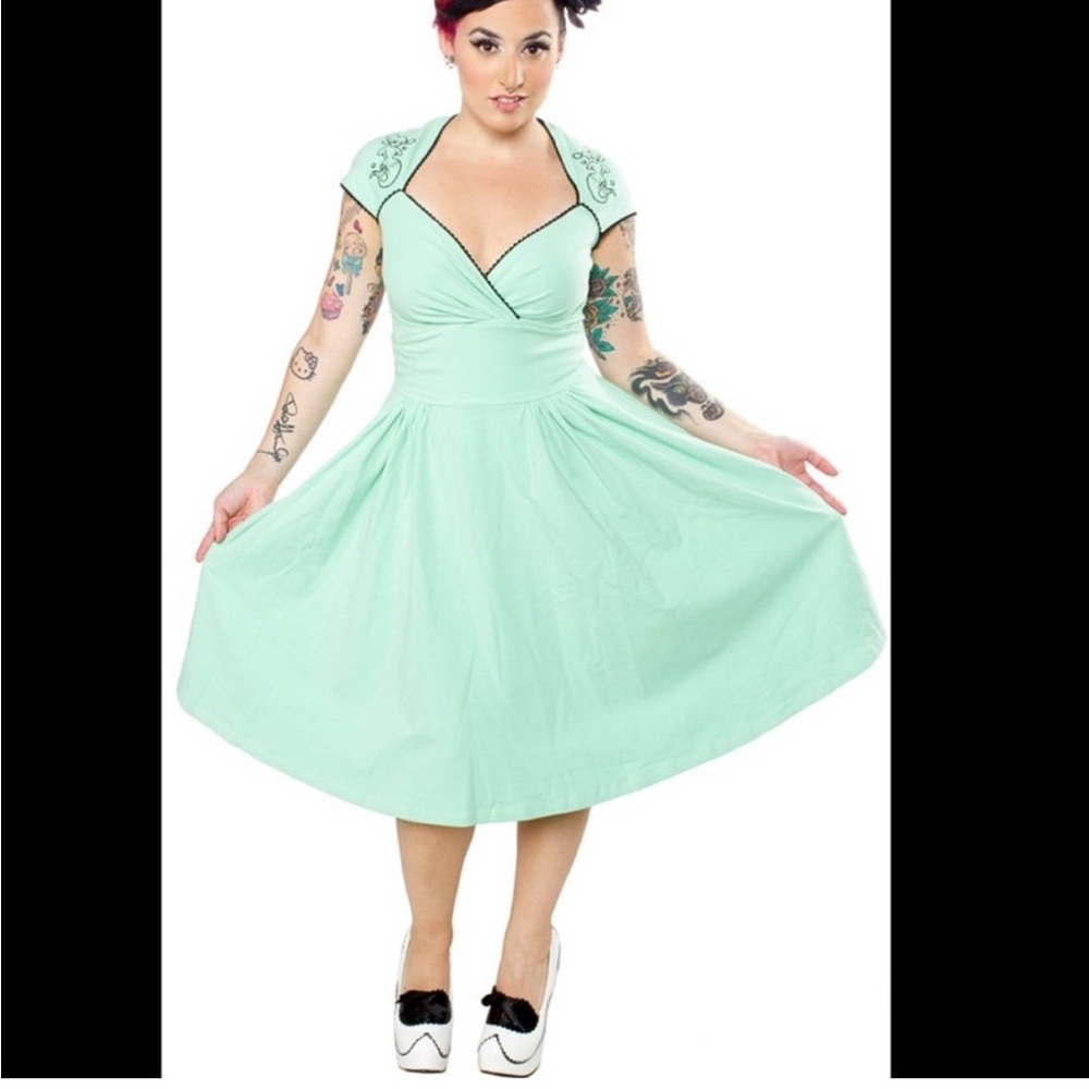 Pinup couture Lucious mermaid dress